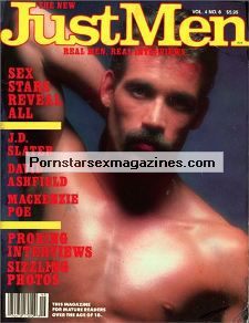 Just Men Magazine 1987 - David Ashfield - Brad Mason